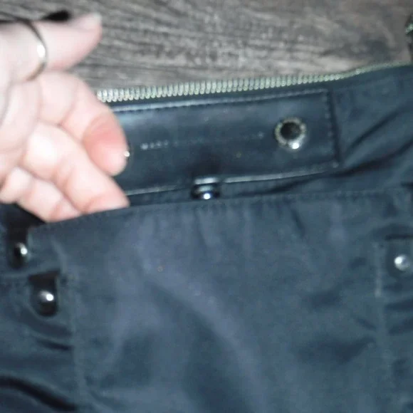 Marc By Marc Jacobs Black Nylon Crossbody Bag Purse Silver‎ Hardware - Picture 4 of 11